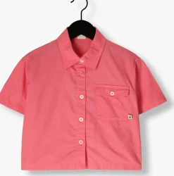 roze jelly mallow blouses lion cropped shirt