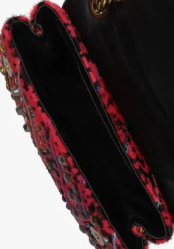 roze kurt geiger london schoudertas leather mini kensington l