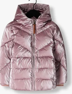 roze like flo gewatteerde jas ashley flo girls hooded jacket