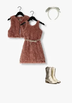 roze like flo gilet flo feather gilet