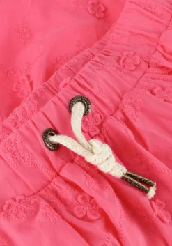 roze like flo minirok broidery anglais flower skirt