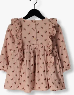 roze lil' atelier midi jurk nmfkoala ls loose dress lil