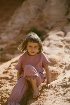 roze lil' atelier pantalon nmfdolie loose pant