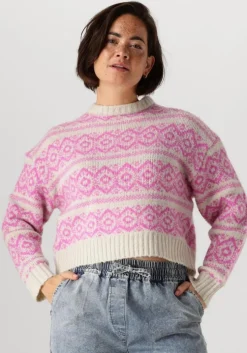 roze lollys laundry trui lottiell jumper ls