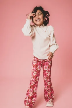 roze looxs little flared broek 2501-7615