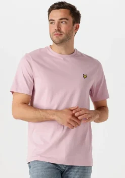 roze lyle & scott t-shirt plain t-shirt