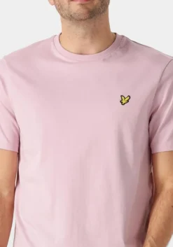 roze lyle & scott t-shirt plain t-shirt