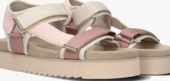 roze maruti platte sandalen beau