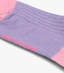 roze melton sokken block colour socks