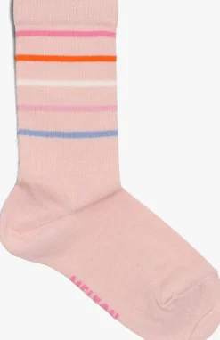 roze melton sokken slim stripes socks