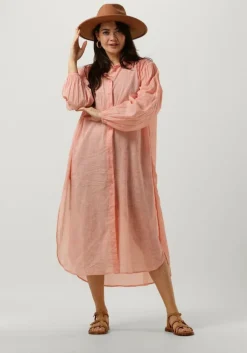 roze mes demoiselles midi jurk shirt diane