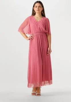roze minus maxi jurk mavena v-neck maxi dress