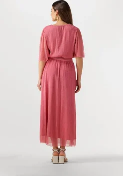 roze minus maxi jurk mavena v-neck maxi dress