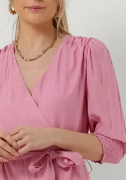 roze minus mini jurk salmia short dress 3/4