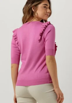 roze minus top vesia knit t-shirt