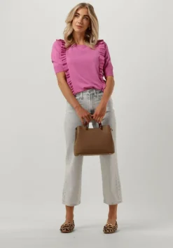 roze minus top vesia knit t-shirt
