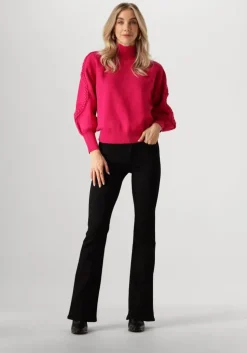 roze minus trui vera high neck knit pullover