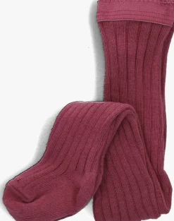 roze mp denmark maillots cotton rib tights