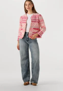 roze nema gewatteerde jas n306