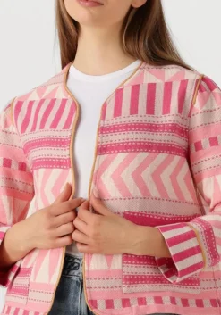 roze nema gewatteerde jas n306