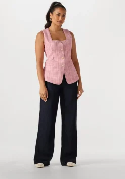 roze neo noir gilet perni glitz boucle waistcoat