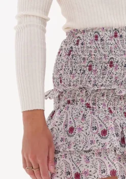 roze neo noir minirok mata delicate paisley s skirt