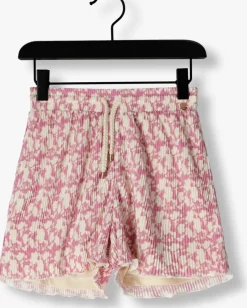 roze nono korte broek sunny flower short