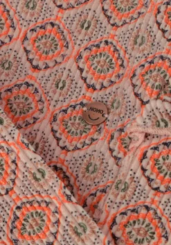 roze nono mini jurk max aop rib dress