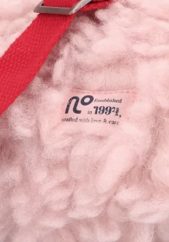 roze nono schoudertas buffer fluffy fur bag