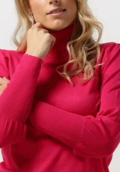 roze notre-v coltrui basic knit blouse