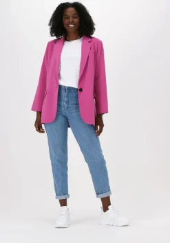 roze notre-v kettingen ketting platte kraal