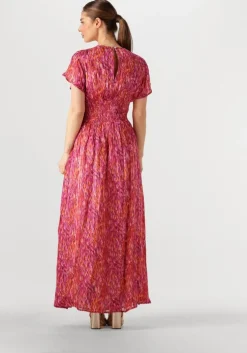 roze notre-v maxi jurk nv-fiorella