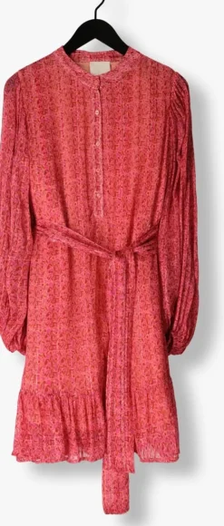 roze notre-v mini jurk nv-dusty dress