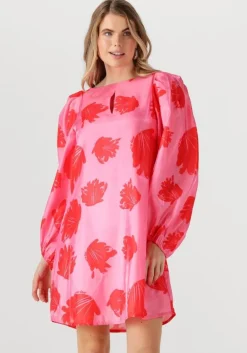 roze notre-v mini jurk nv-floriane