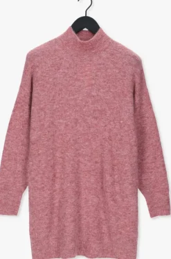 roze object trui nete high neck tunic