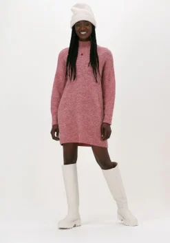 roze object trui nete high neck tunic