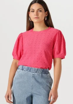 roze object t-shirt objlaila s/s re top