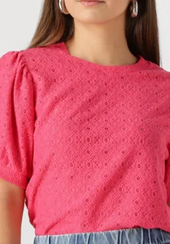 roze object t-shirt objlaila s/s re top