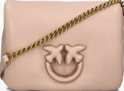 roze pinko schoudertas love click baby puff