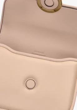 roze pinko schoudertas love box bag