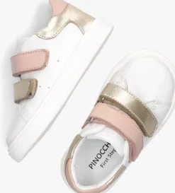 roze pinocchio lage sneakers f1041