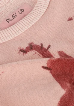 roze play up sweater printed fleeece sweater