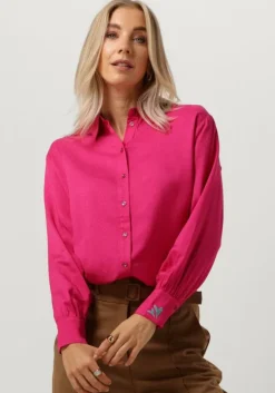 roze pom amsterdam blouses milly fiery pink