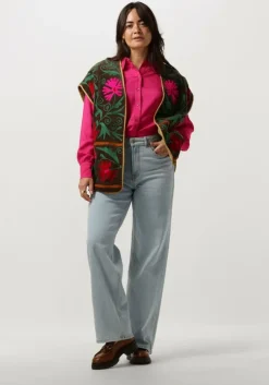 roze pom amsterdam blouses milly fiery pink