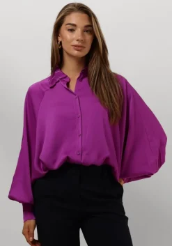 roze pom amsterdam blouses feathers cactus pink