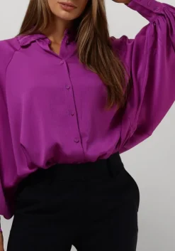 roze pom amsterdam blouses feathers cactus pink