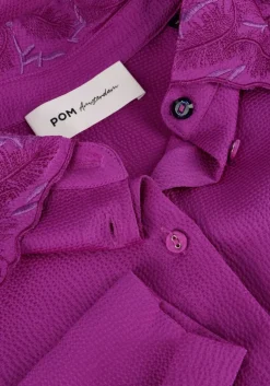 roze pom amsterdam blouses feathers cactus pink