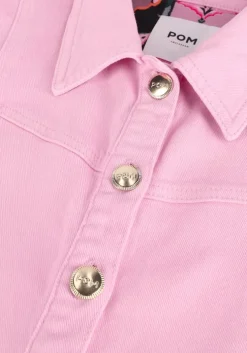 roze pom amsterdam gilet denim