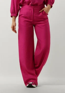 roze pom amsterdam wijde broek fuchsia pants