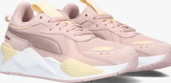 roze puma lage sneakers rs-x metallic